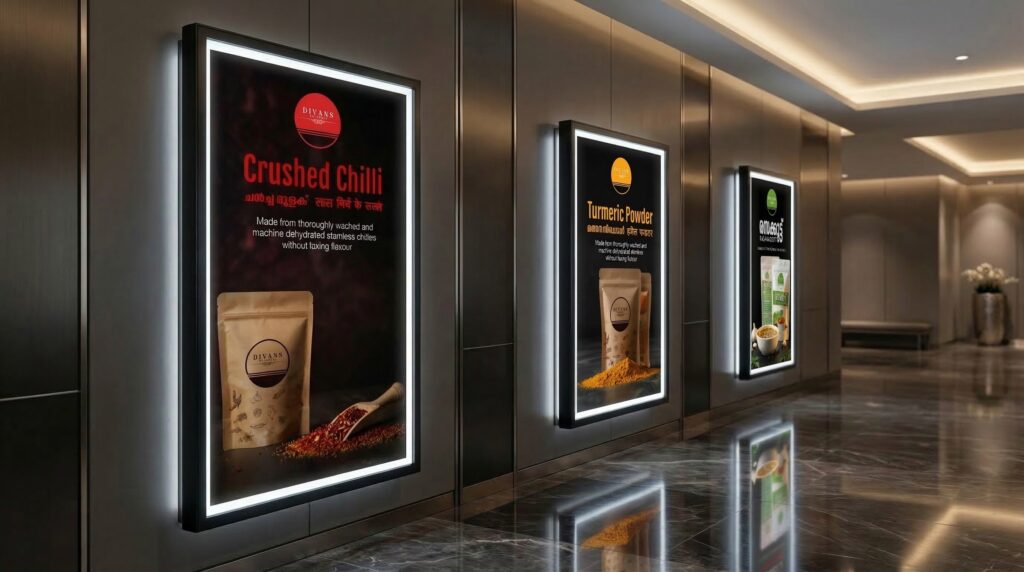 digital led slim box